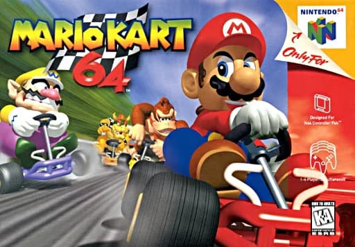 Mario Kart 64 ROM — ROM para N64 — Screenshot da capa