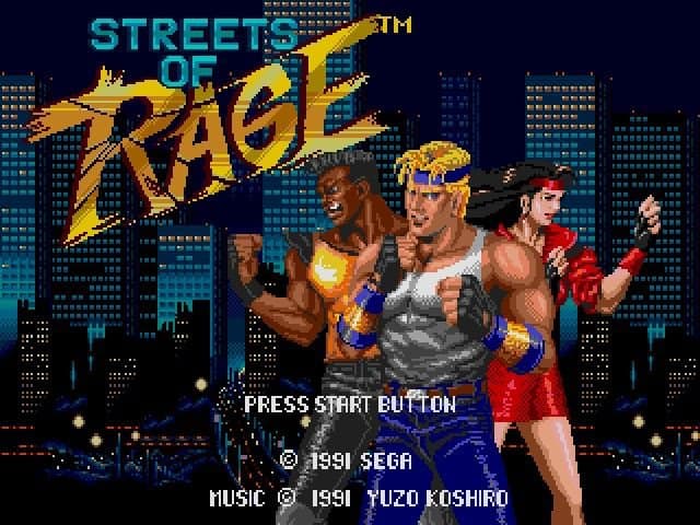Streets of Rage ROM Gameplay Screenshot 1
