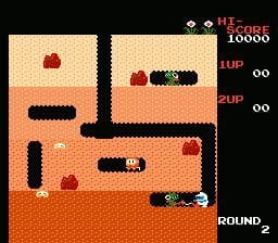 dig dug Gameplay Screenshot 1