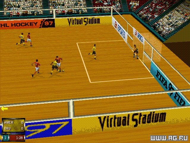 FIFA Soccer 97 ROM Gameplay Screenshot 2
