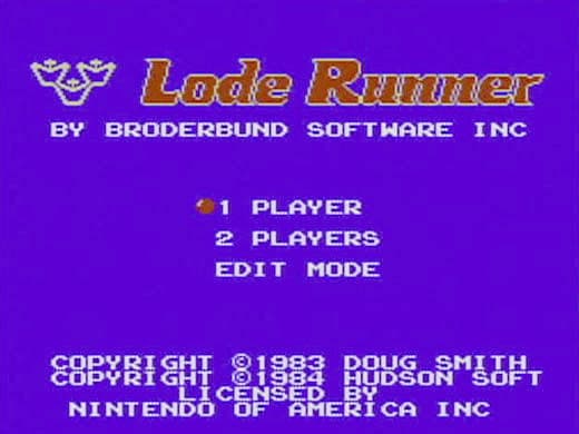 nemul-nes-to-games Lode Runner U.nes Gameplay Screenshot 2
