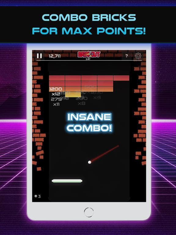 breakout - breakaway iv paddle Gameplay Screenshot 4