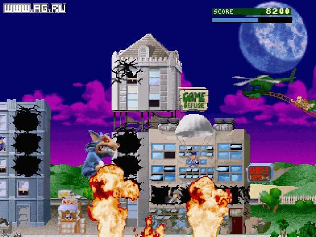 Rampage - World Tour ROM Gameplay Screenshot 3
