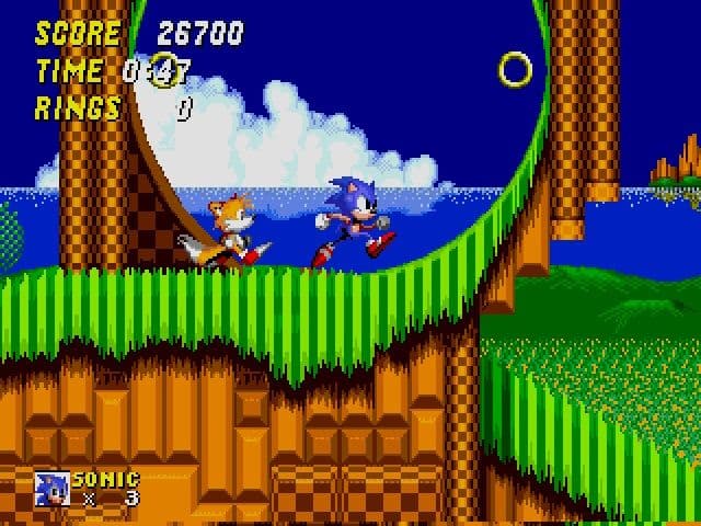 Sonic the Hedgehog 2 ROM Gameplay Screenshot 3