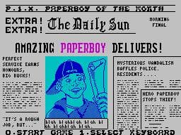 Paperboy Gameplay Screenshot 1