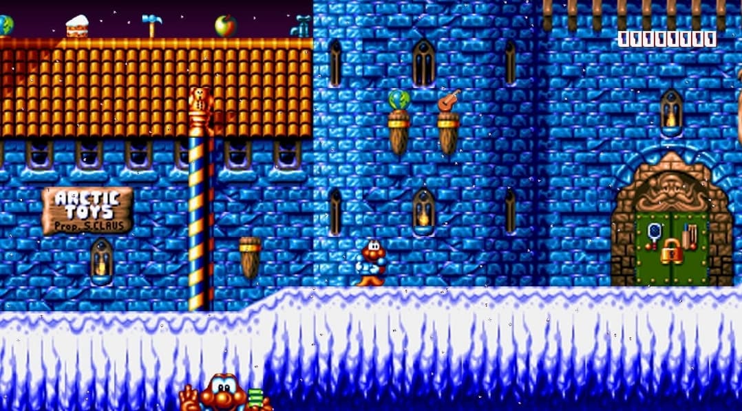 James Pond II - Codename RoboCod ROM Gameplay Screenshot 2