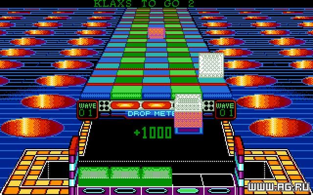Klax ROM Gameplay Screenshot 1