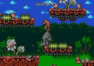 Chuck Rock ROM Gameplay Screenshot 4