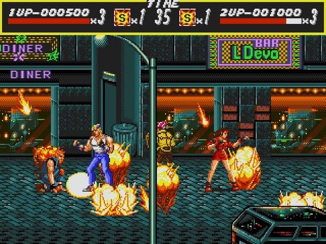 Streets of Rage ROM Gameplay Screenshot 3