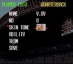 Tecmo Super Bowl Gameplay Screenshot 1