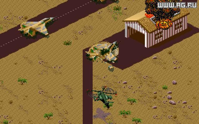 Desert Strike - Return to the Gulf ROM Gameplay Screenshot 2