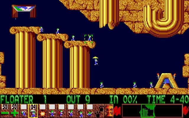 Lemmings Gameplay Screenshot 4