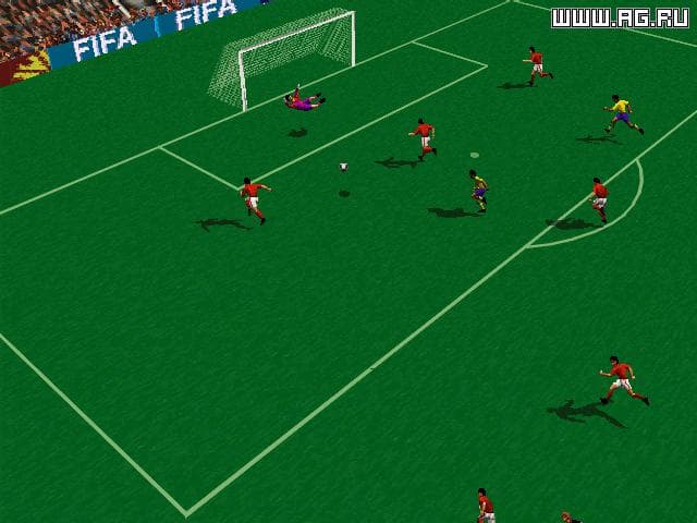 FIFA Soccer 96 ROM Gameplay Screenshot 3