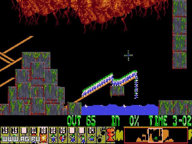 Lemmings Gameplay Screenshot 3