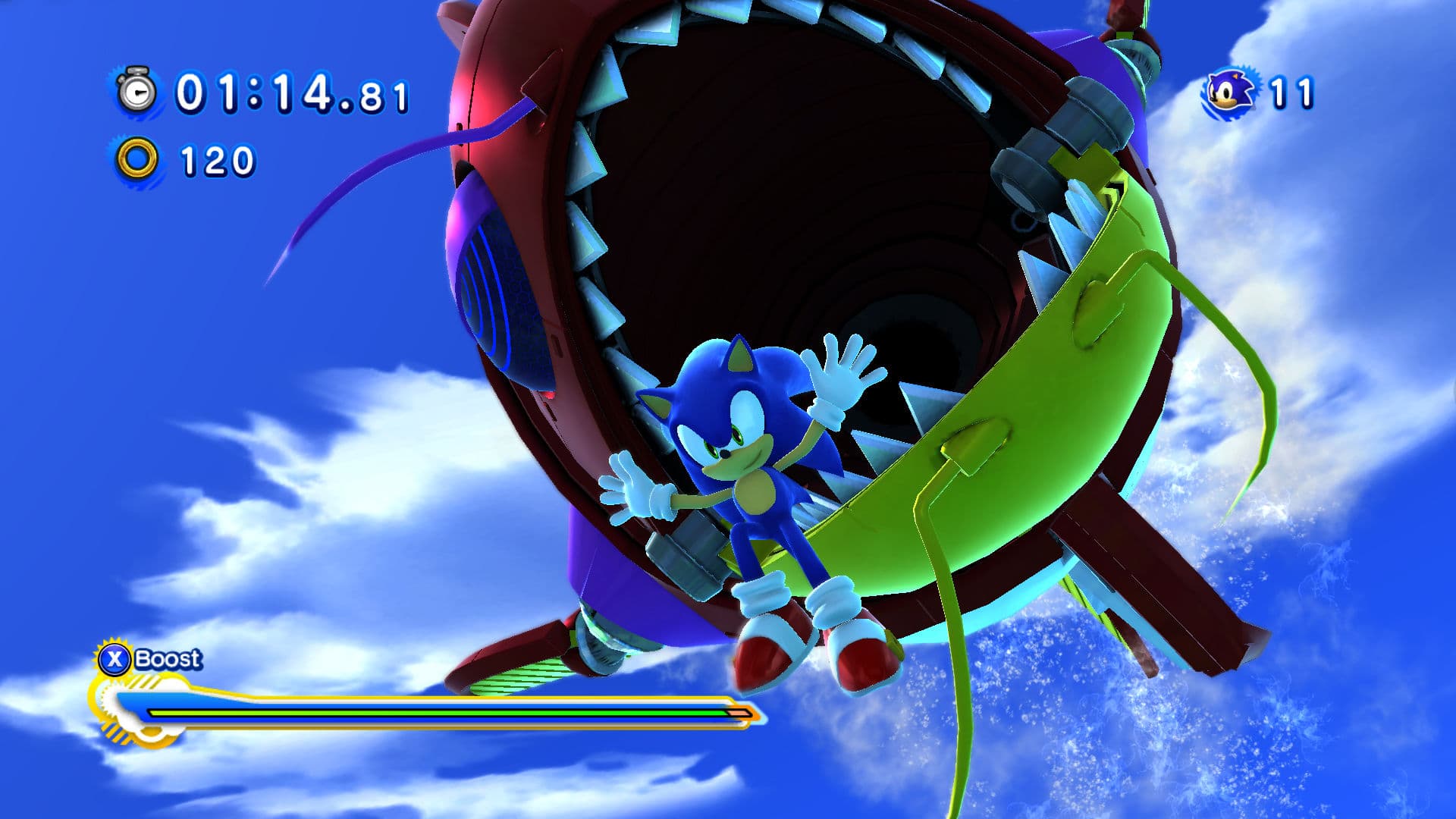 Super Sonic 5 Gameplay Screenshot 2
