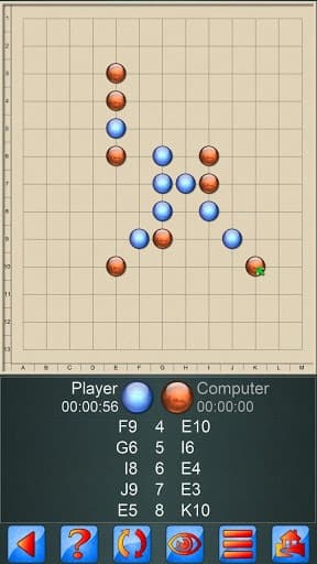 nemul-nes-to-games Gomoku Narabe J.nes Gameplay Screenshot 2