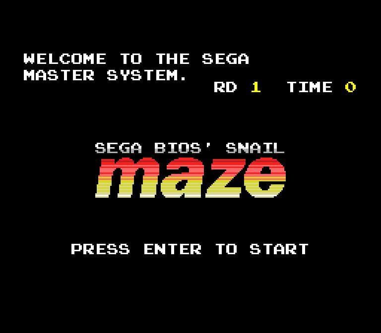 Snail Maze ROM Gameplay Screenshot 2