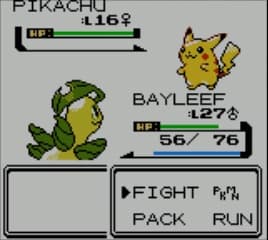 Pokémon Crystal Version Gameplay Screenshot 1