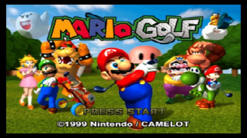 Mario Golf ROM Gameplay Screenshot 1