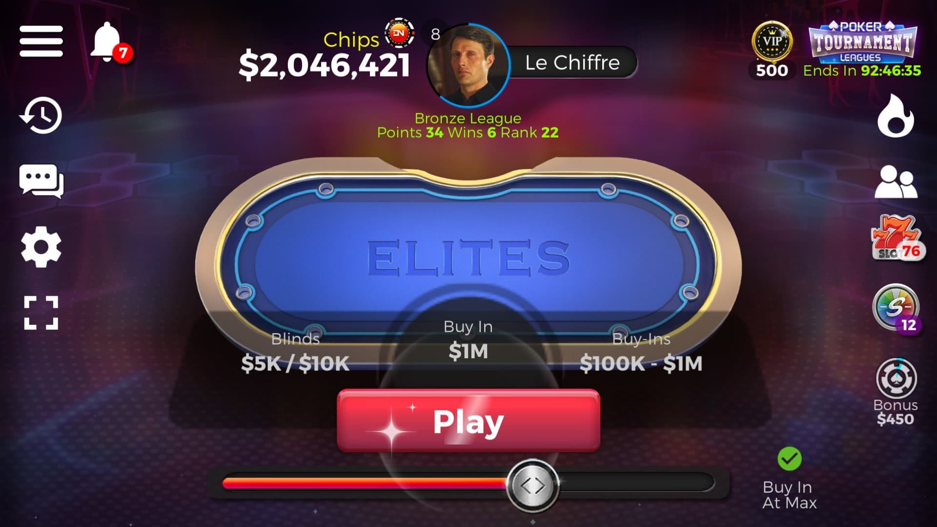 casino - poker plus paddle Gameplay Screenshot 3