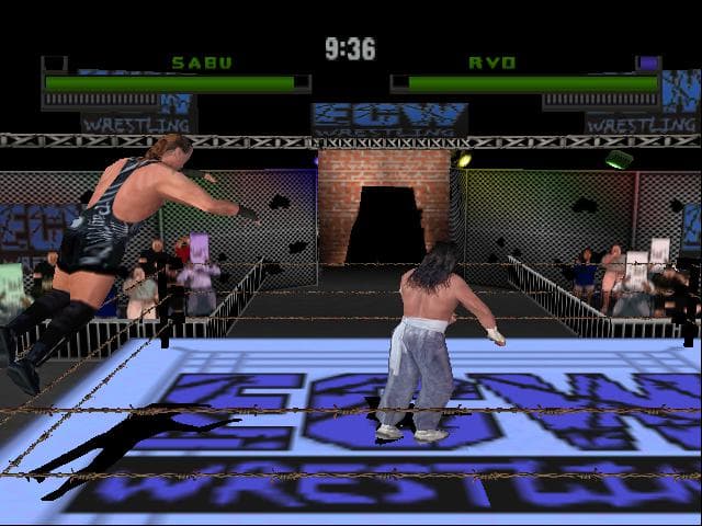 ECW Hardcore Revolution ROM Gameplay Screenshot 5