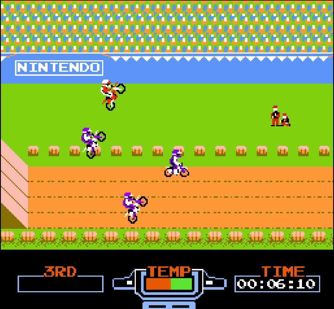 nemul-nes-to-games Excitebike JU .nes Gameplay Screenshot 4