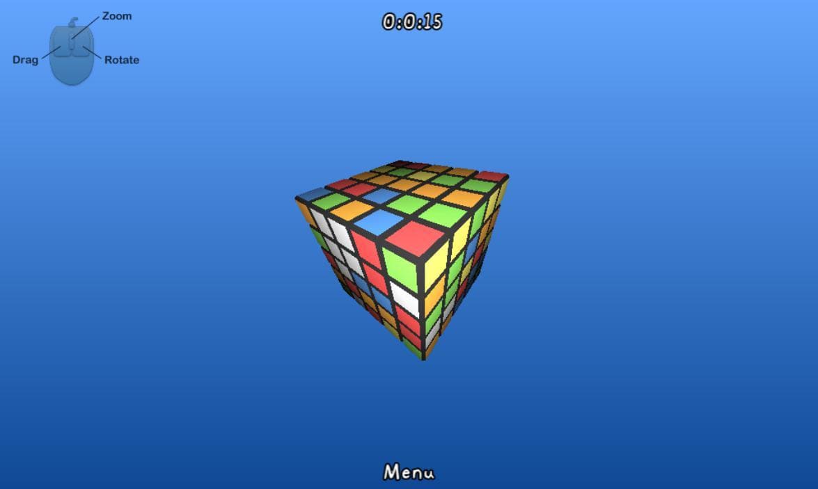 Rubiks Cube 3D Demo Gameplay Screenshot 5