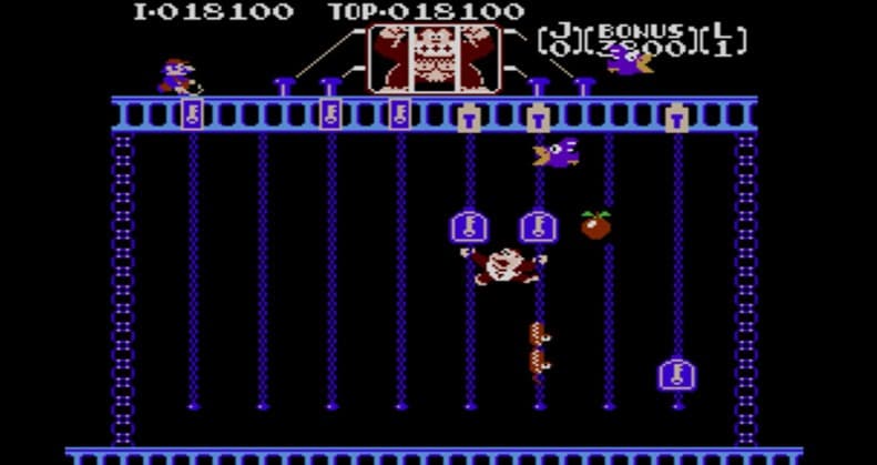 donkey kong jr aka donkey kong junior Gameplay Screenshot 1