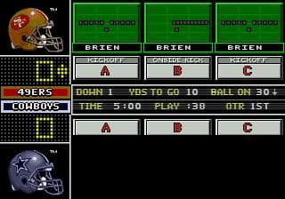 NFL '95 Gameplay Screenshot 5