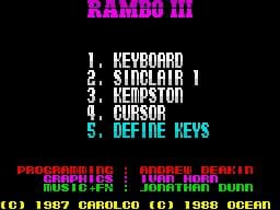 Rambo III ROM Gameplay Screenshot 1