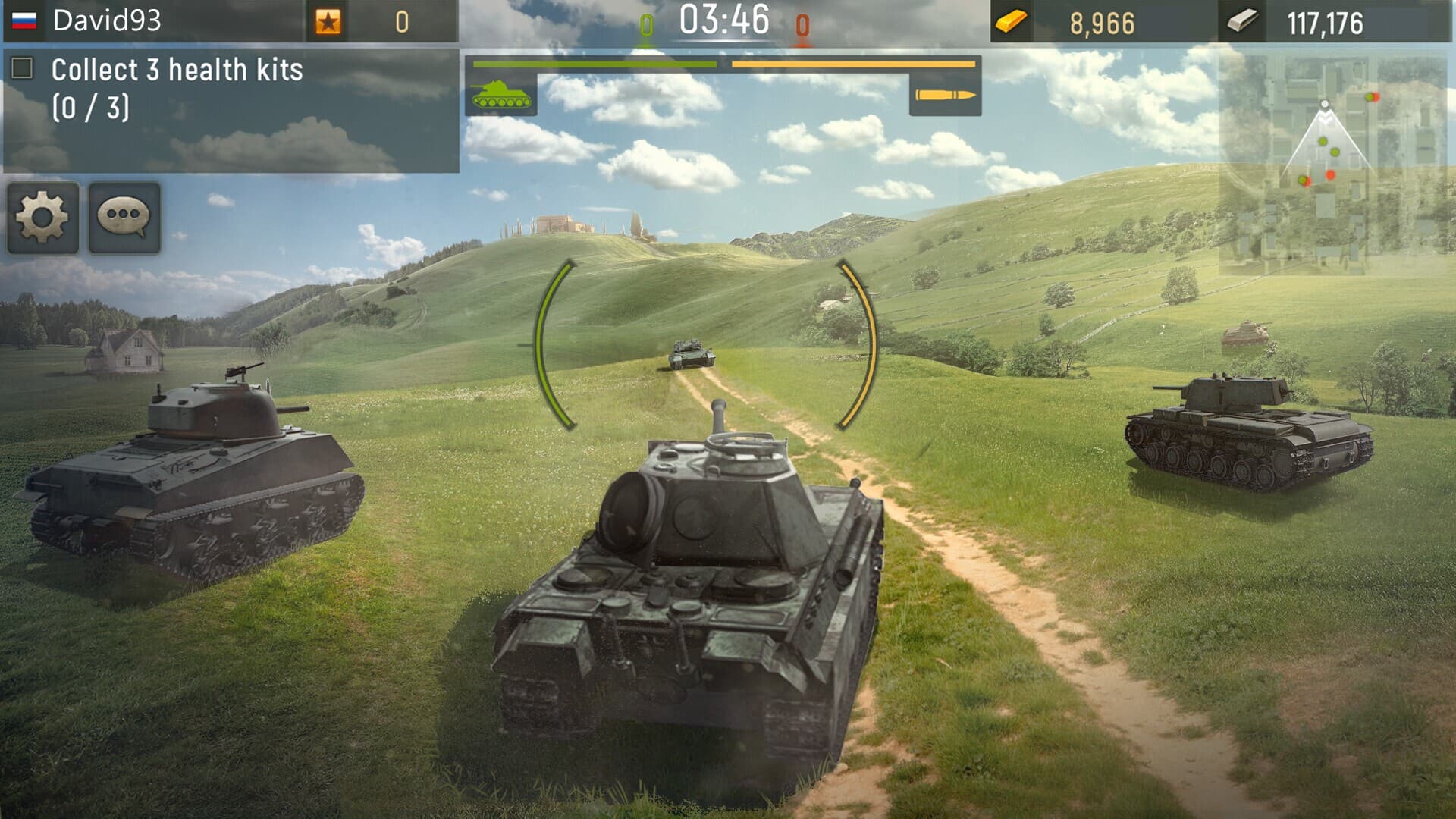 combat - tank-plus tank Gameplay Screenshot 5