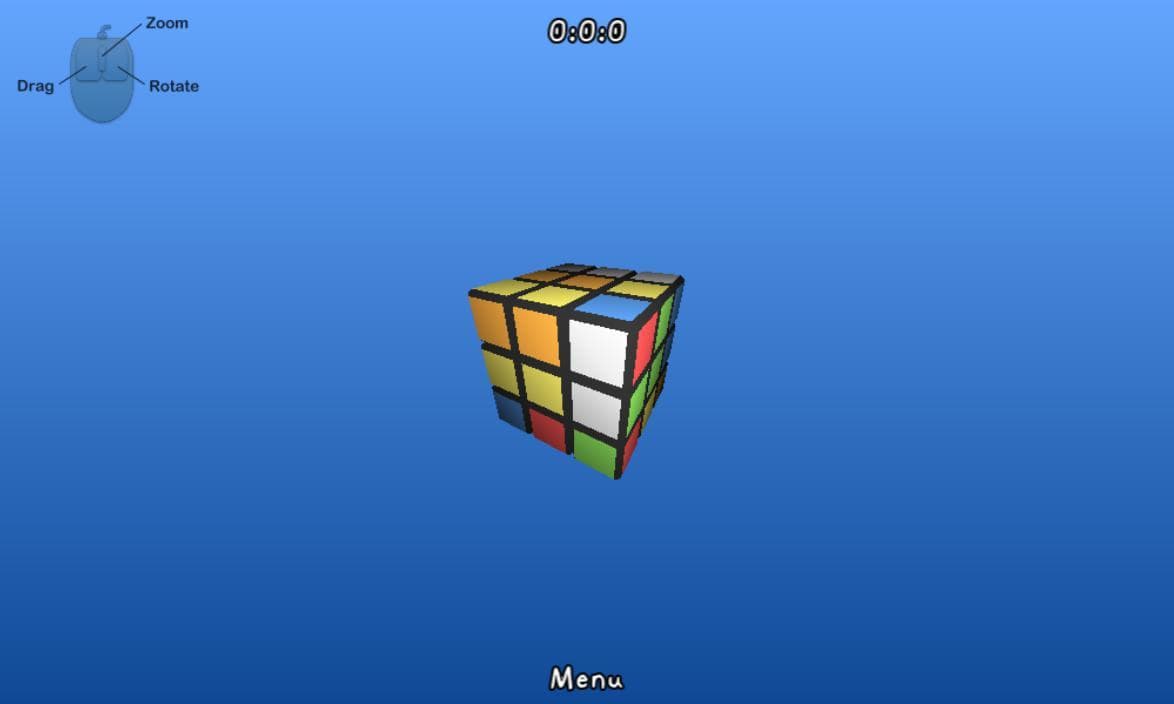 Rubiks Cube 3D Demo Gameplay Screenshot 3