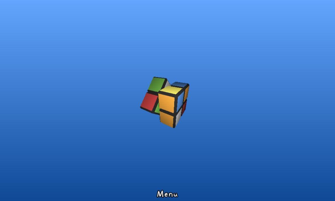 Rubiks Cube 3D Demo Gameplay Screenshot 1