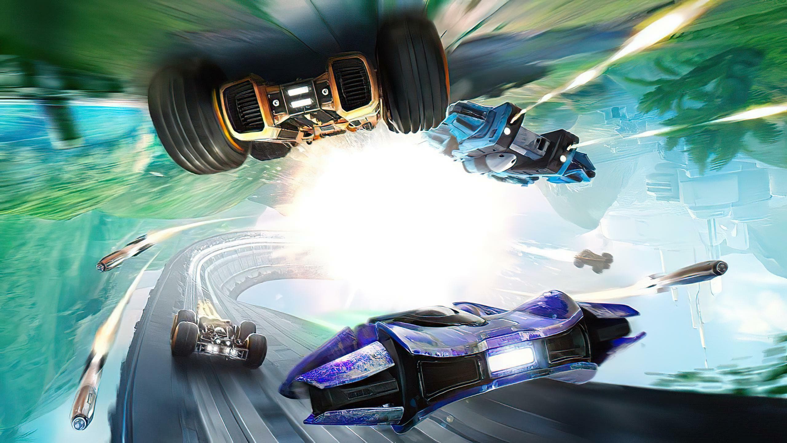 Omega Race Booster Grip Gameplay Screenshot 1