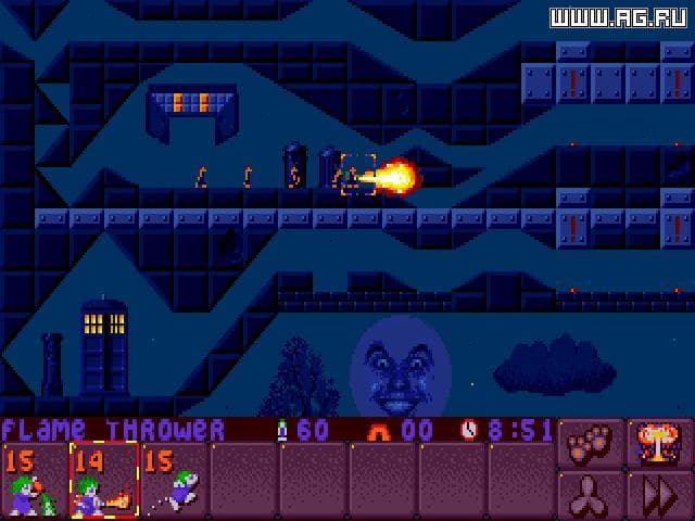 Lemmings 2 - The Tribes ROM Gameplay Screenshot 2