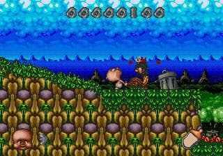 Chuck Rock II - Son of Chuck ROM Gameplay Screenshot 2
