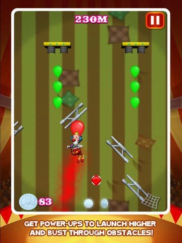 circus atari - circus paddle Gameplay Screenshot 1