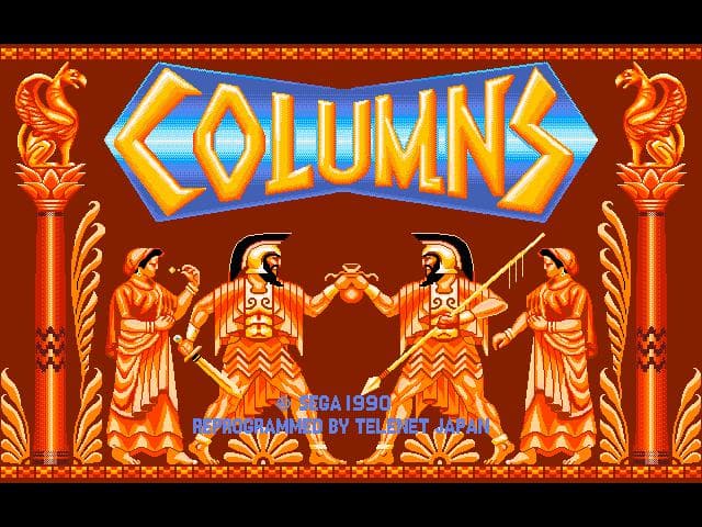 Columns ROM Gameplay Screenshot 4