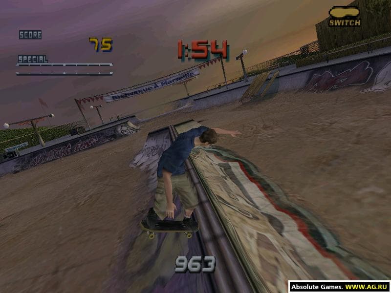 Tony Hawk_s Pro Skater 2 ROM Gameplay Screenshot 2