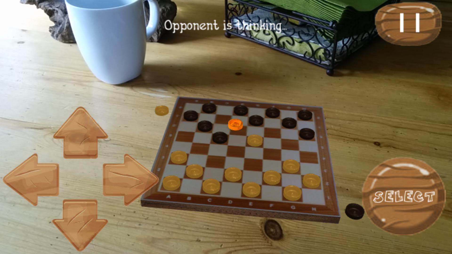 video checkers - checkers - atari video checkers Gameplay Screenshot 2
