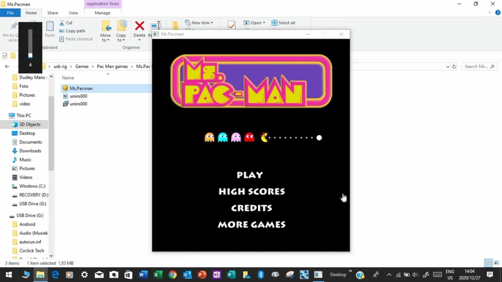 Ms Pac-Man Gameplay Screenshot 2