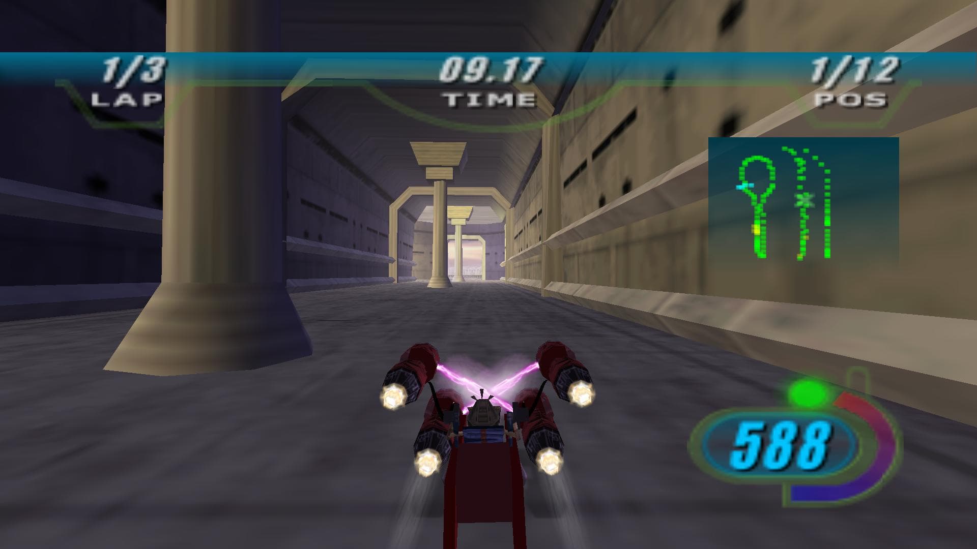 Star Wars Episode I - Racer ROM Gameplay Screenshot 5