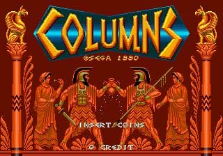 Columns ROM Gameplay Screenshot 2
