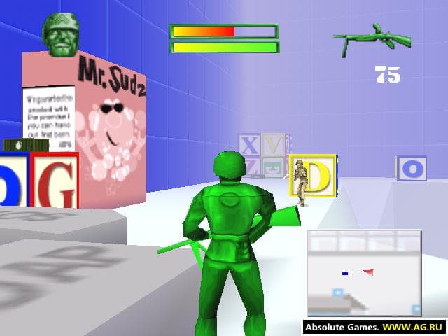 Army Men - Air Combat ROM Gameplay Screenshot 1