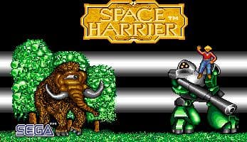 Space Harrier ROM Gameplay Screenshot 3