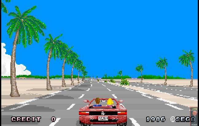 OutRun ROM Gameplay Screenshot 4