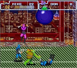 teenage-mutant-ninja-turtles-iv-turtles-in-time-usa-1992-beat-em-up-super-nes Gameplay Screenshot 1