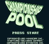 Championship Pool ROM Gameplay Screenshot 2