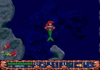 Ariel the Little Mermaid ROM Gameplay Screenshot 3