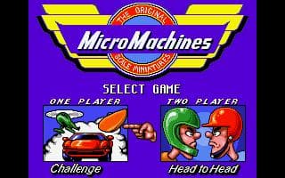 Micro Machines ROM Gameplay Screenshot 5